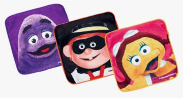 マクドナルドキャラクタータオル|マクドナルドのサマーチャンスバッグ2025